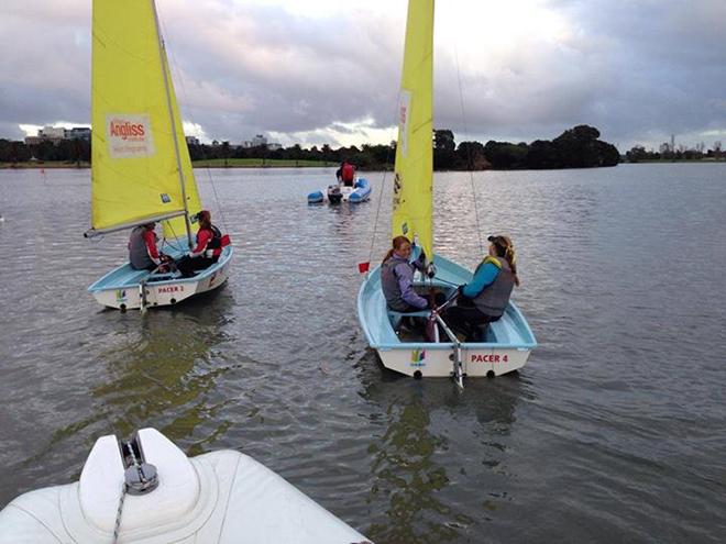 Australian Team Racing Championship sailed on Melbourne's Albert Park Lake over  the weekend © Yachting Victoria